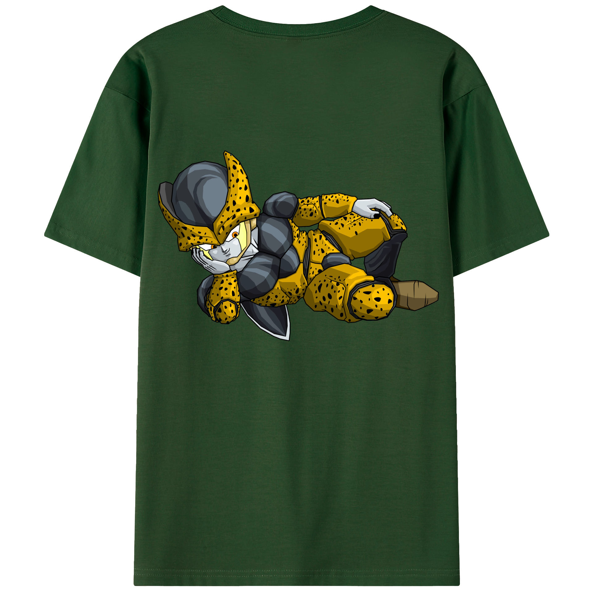（画像用） ドラゴンボール セル DRAGON BALL Cell 綿100％半袖Tシャツ（背面プリント）